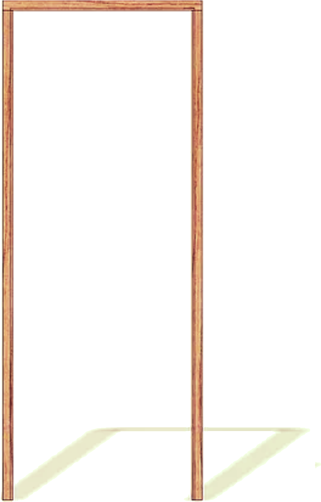 Timber door frame elevation